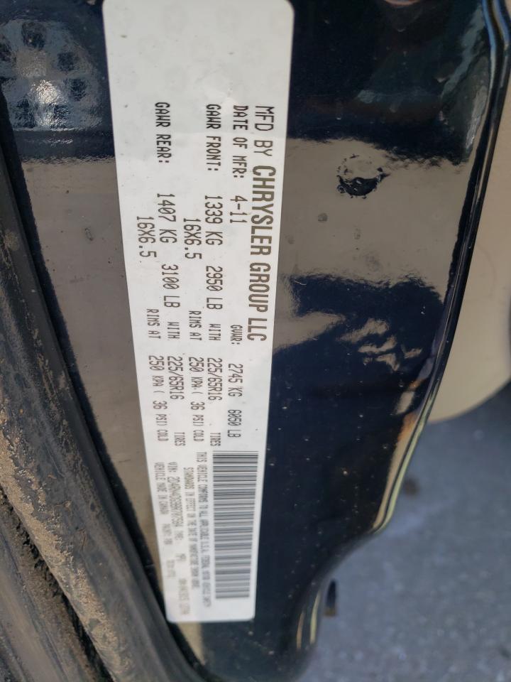 2011 Dodge Grand Caravan Express VIN: 2D4RN4DG9BR707584 Lot: 51887184