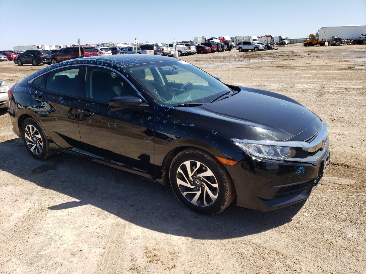 2017 Honda Civic Ex VIN: 19XFC2F74HE051814 Lot: 50676794