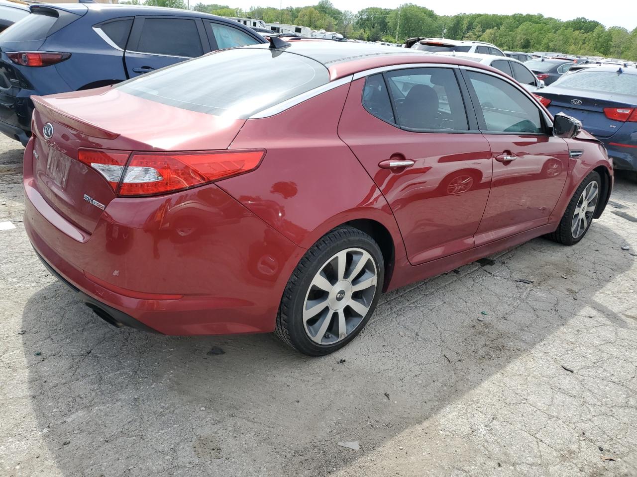 2012 Kia Optima Sx VIN: 5XXGR4A64CG070859 Lot: 51647324