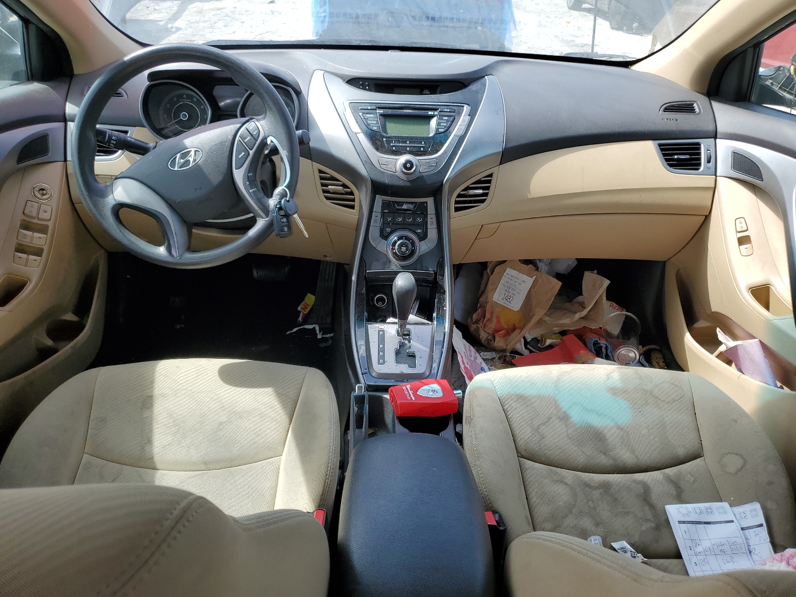 KMHDH4AE6DU557999 2013 Hyundai Elantra Gls