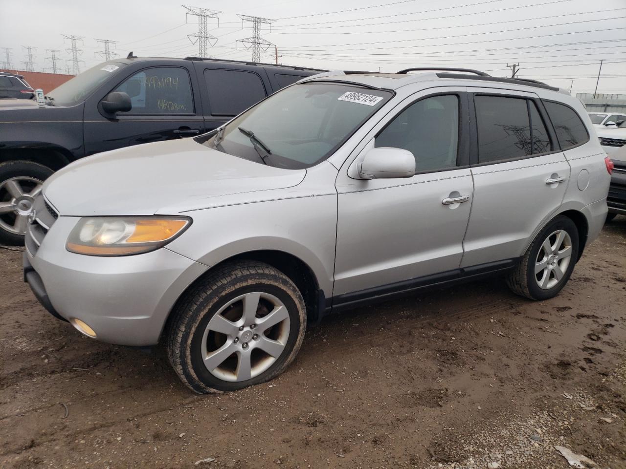 2009 Hyundai Santa Fe Se en Venta en Dyer, IN - Rear End