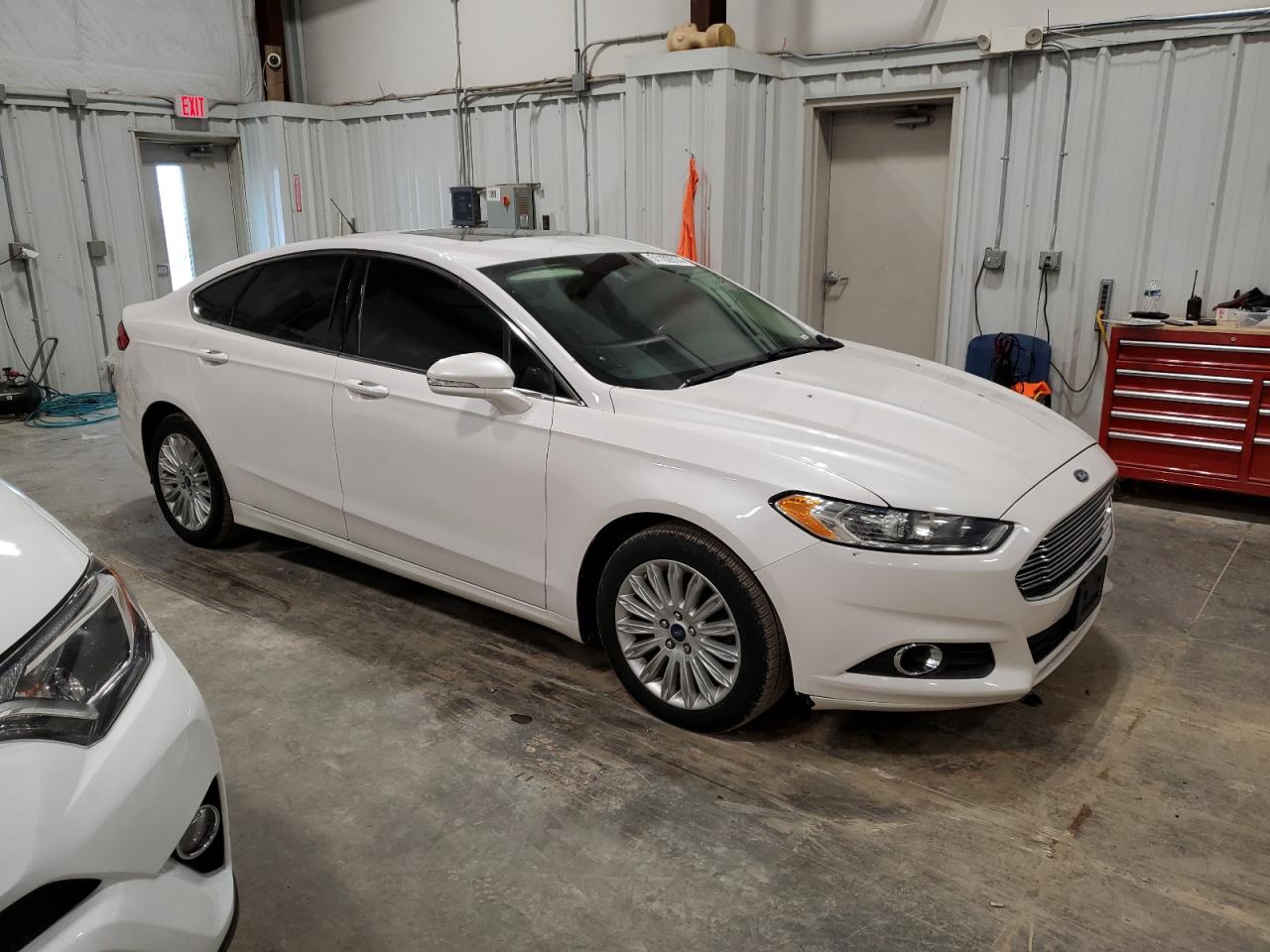 VIN 3FA6P0PU8ER140745 2014 FORD FUSION no.4