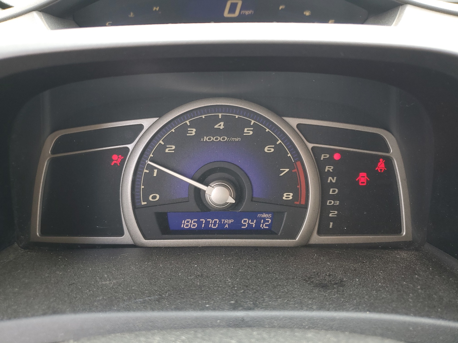 1HGFA16847L009837 2007 Honda Civic Ex