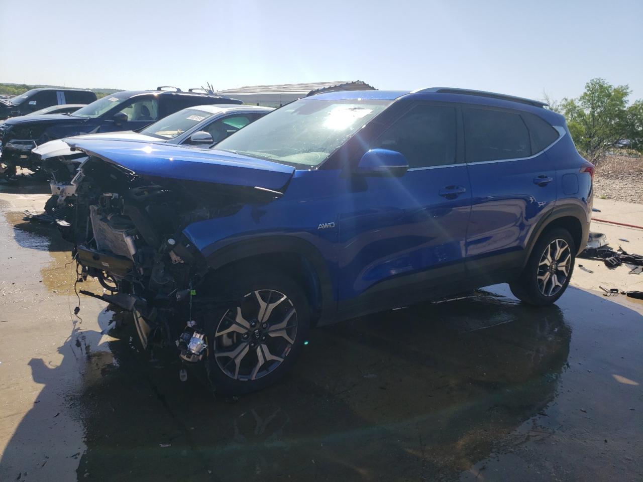 2021 Kia Seltos Ex VIN: KNDERCAAXM7221137 Lot: 50608374