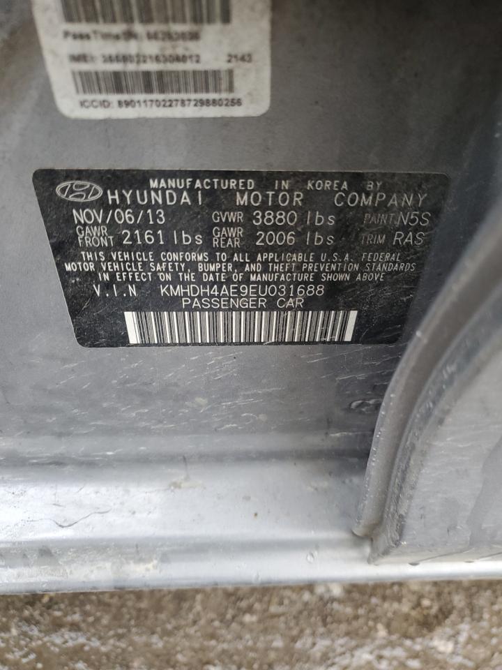 KMHDH4AE9EU031688 2014 Hyundai Elantra Se