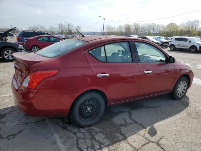  NISSAN VERSA 2014 Red