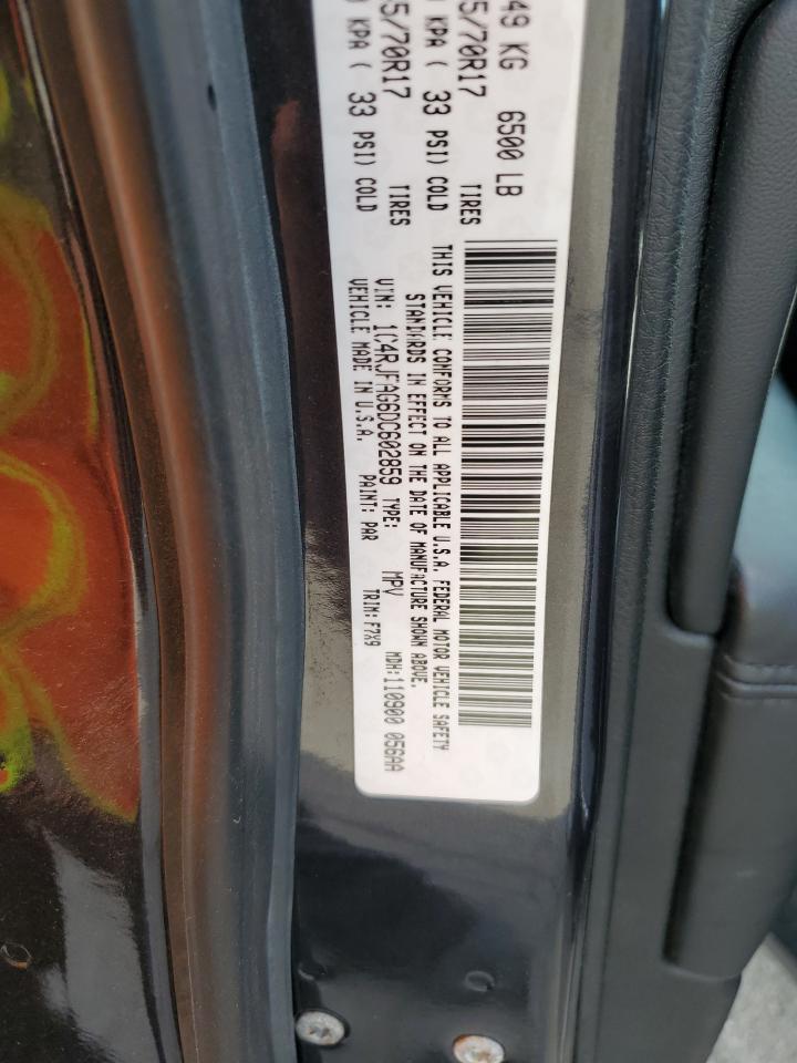 2013 Jeep Grand Cherokee Laredo VIN: 1C4RJFAG6DC602859 Lot: 64170994