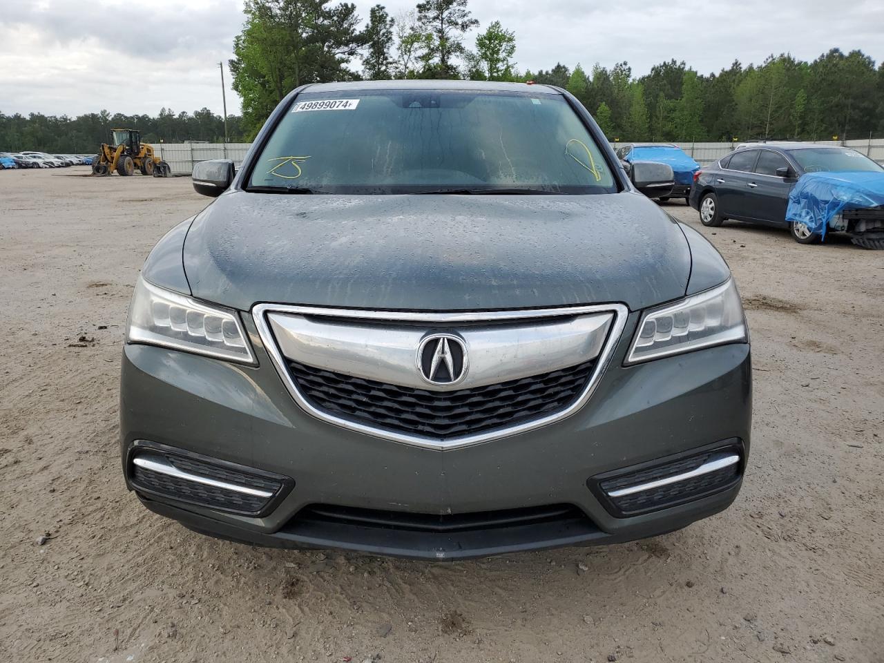 2015 Acura Mdx Technology VIN: 5FRYD4H47FB001631 Lot: 49899074