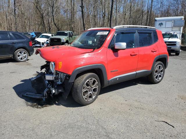 2016 Jeep Renegade Limited იყიდება East Granby-ში, CT - Front End