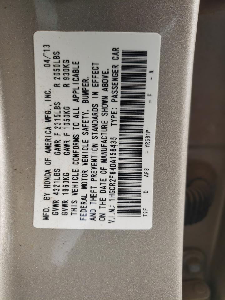 1HGCR2F84DA158435 2013 Honda Accord Exl