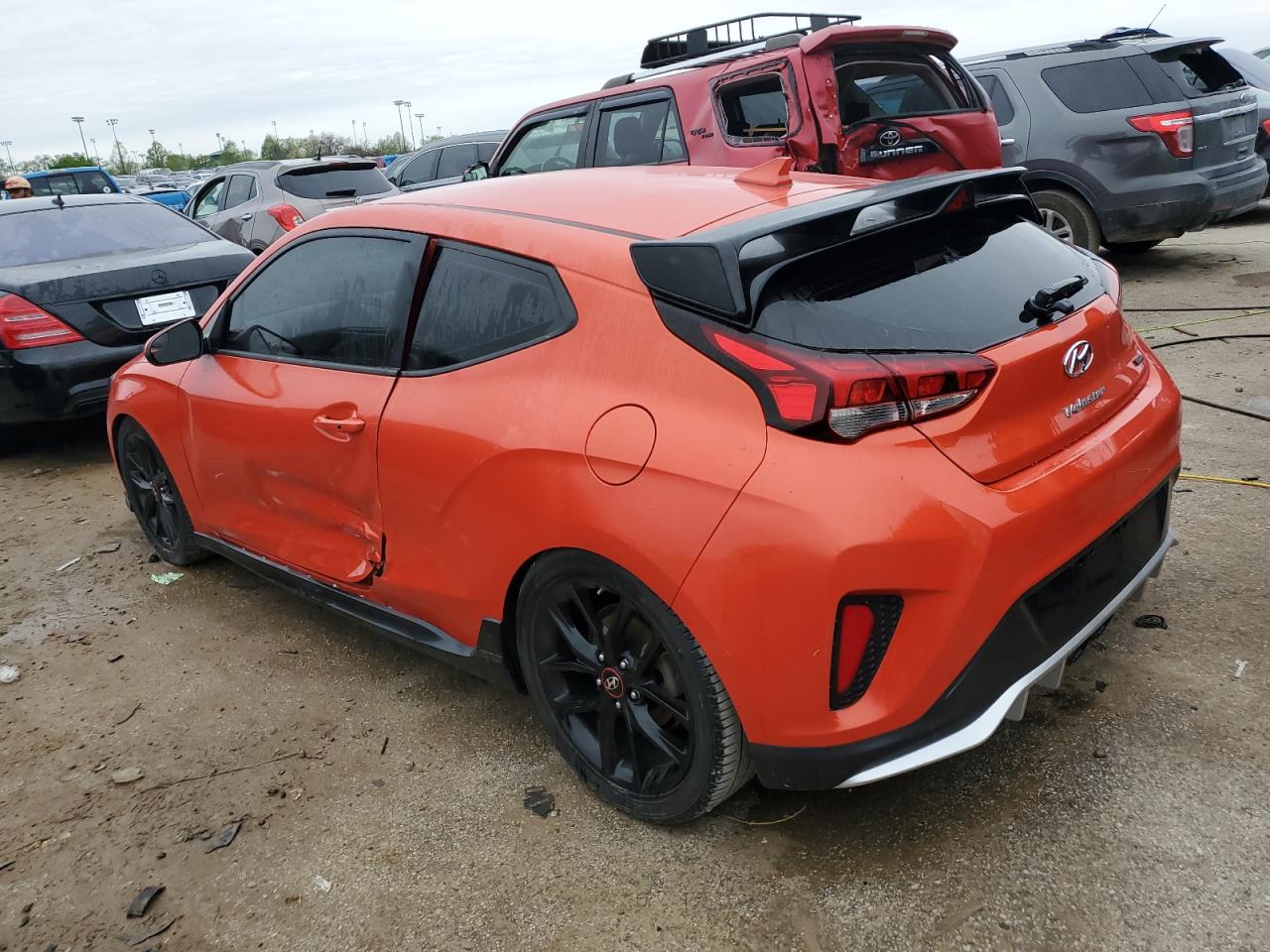 2019 Hyundai Veloster Turbo VIN: KMHTH6AB0KU008499 Lot: 49041734