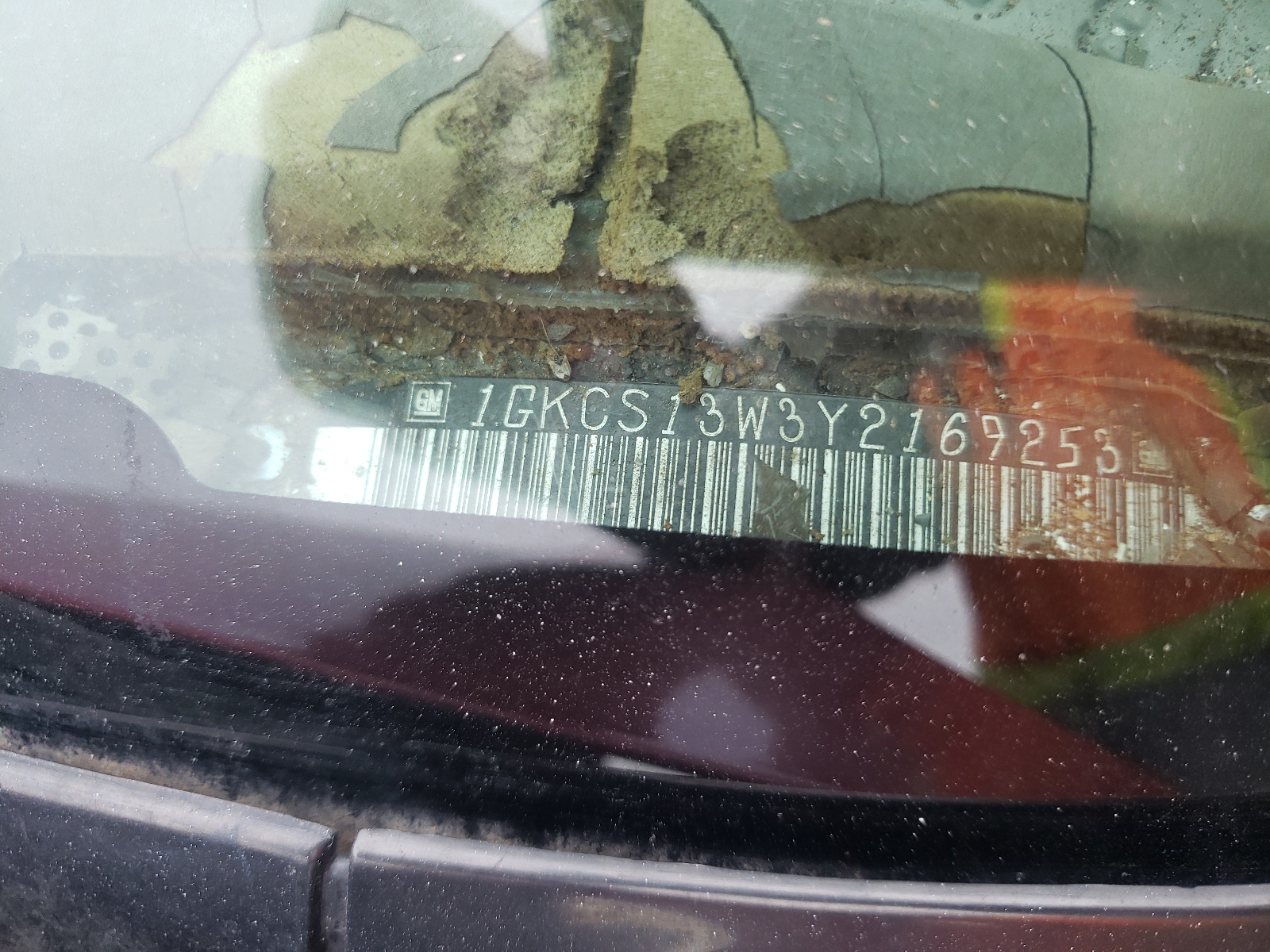 1GKCS13W3Y2169253 2000 GMC Jimmy