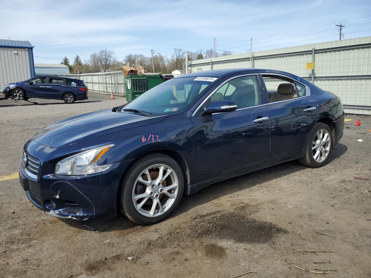 2014 Nissan Maxima S იყიდება Pennsburg-ში, PA - Vandalism