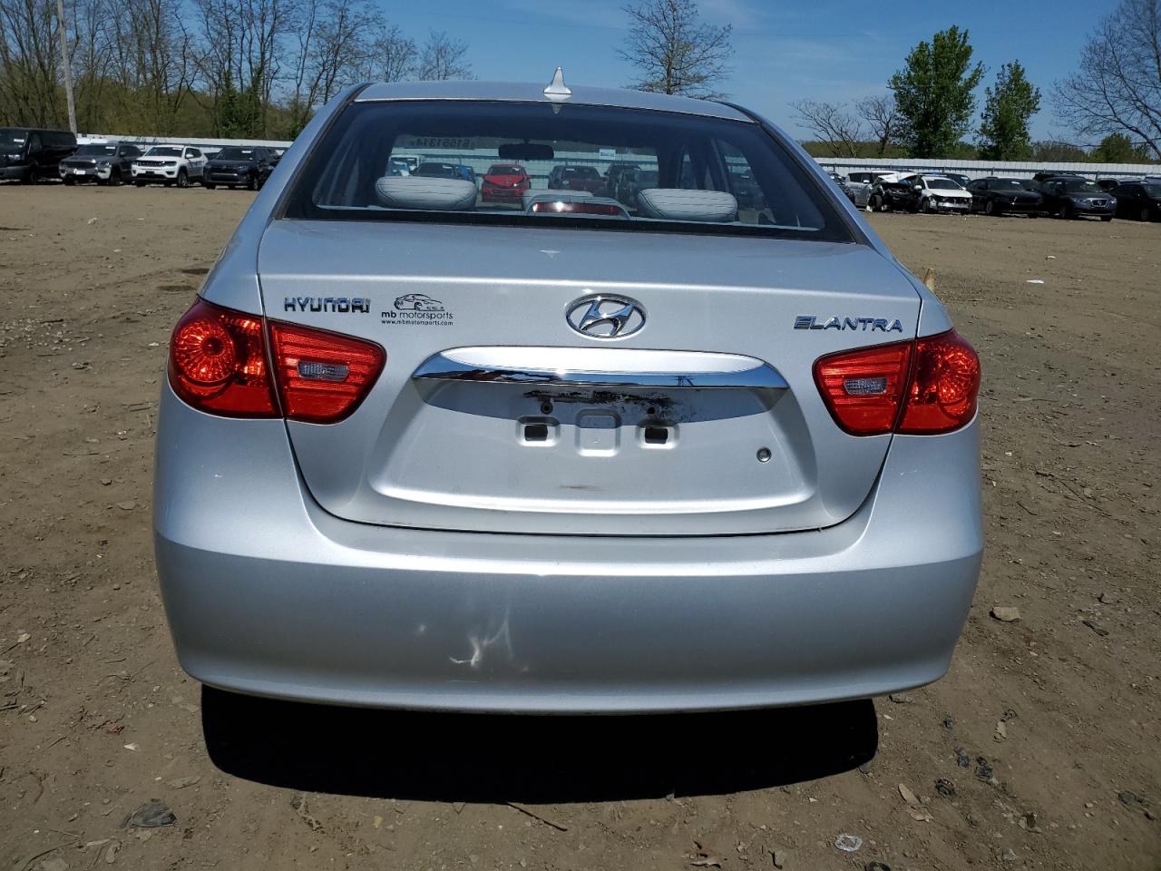 2010 Hyundai Elantra Blue VIN: KMHDU4AD7AU003515 Lot: 51551314