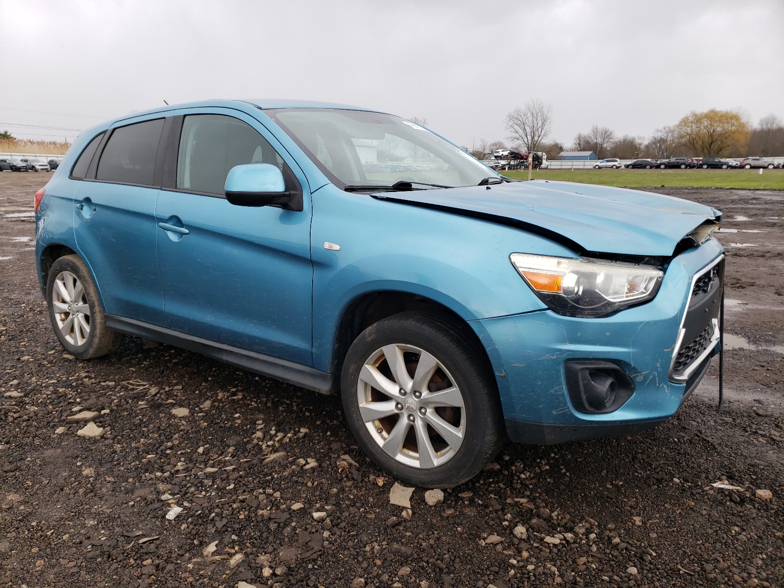 2014 Mitsubishi Outlander Sport Es vin: 4A4AP3AU1EE001826