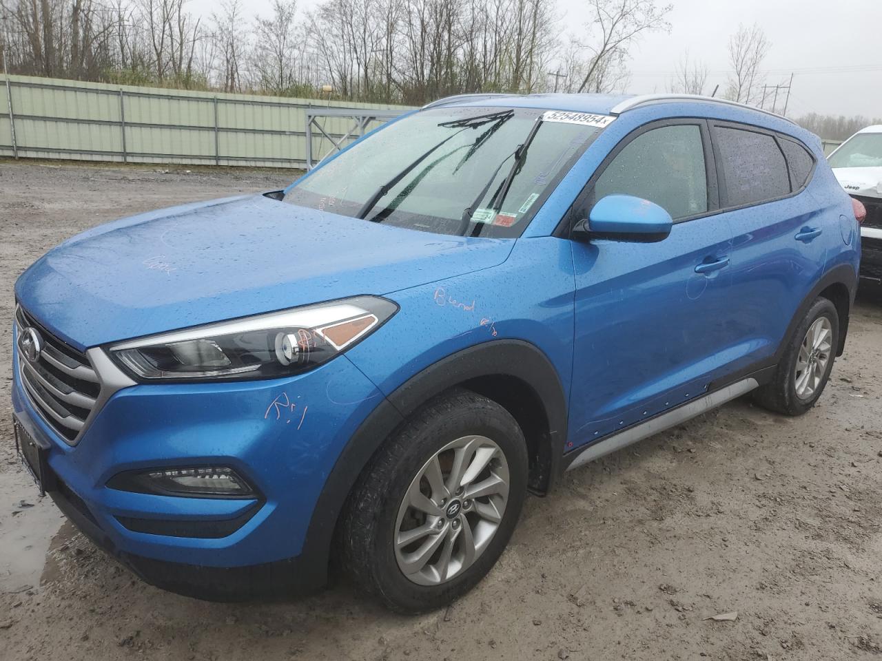 2017 Hyundai Tucson Limited VIN: KM8J3CA42HU482260 Lot: 52548954