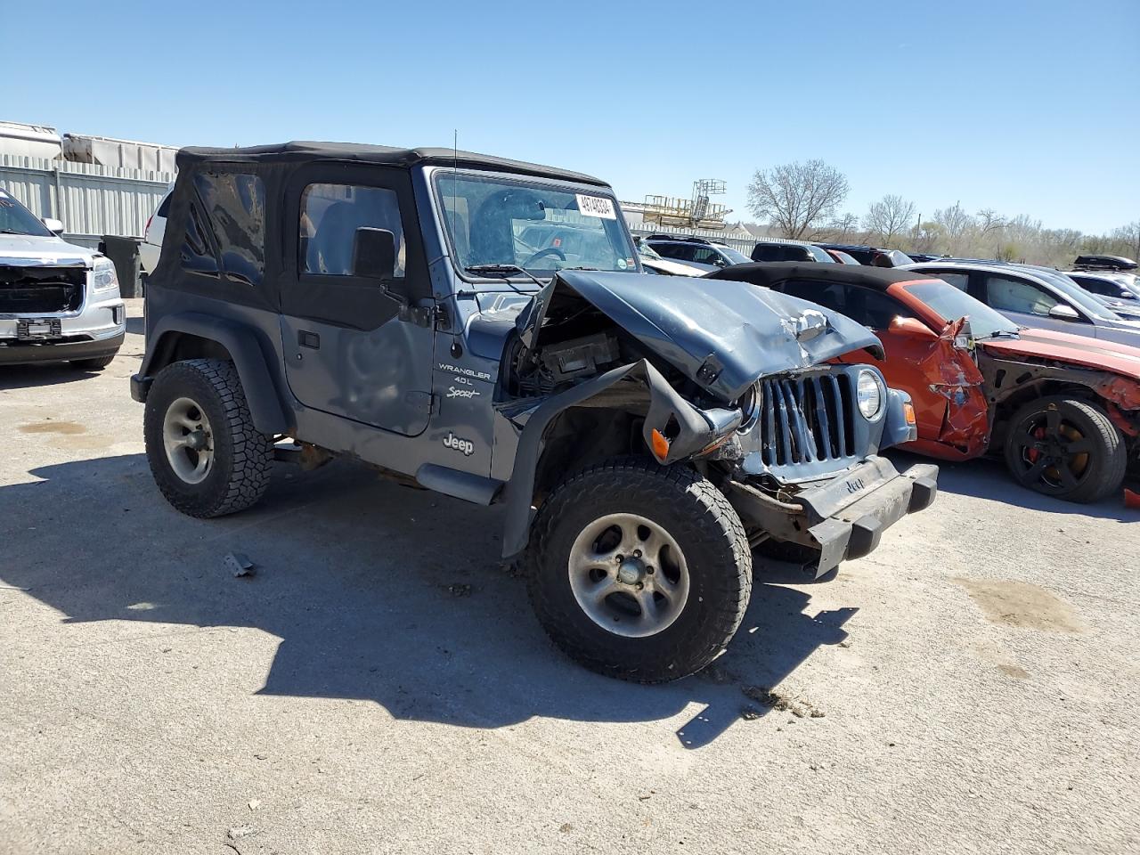 2001 Jeep Wrangler / Tj Sport VIN: 1J4FA49S61P312054 Lot: 49748334