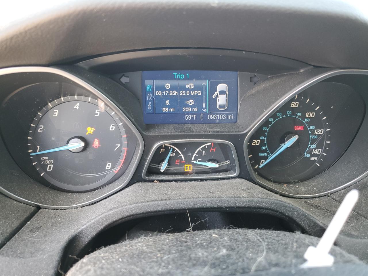 2014 Ford Focus Se VIN: 1FADP3K2XEL117934 Lot: 51289384