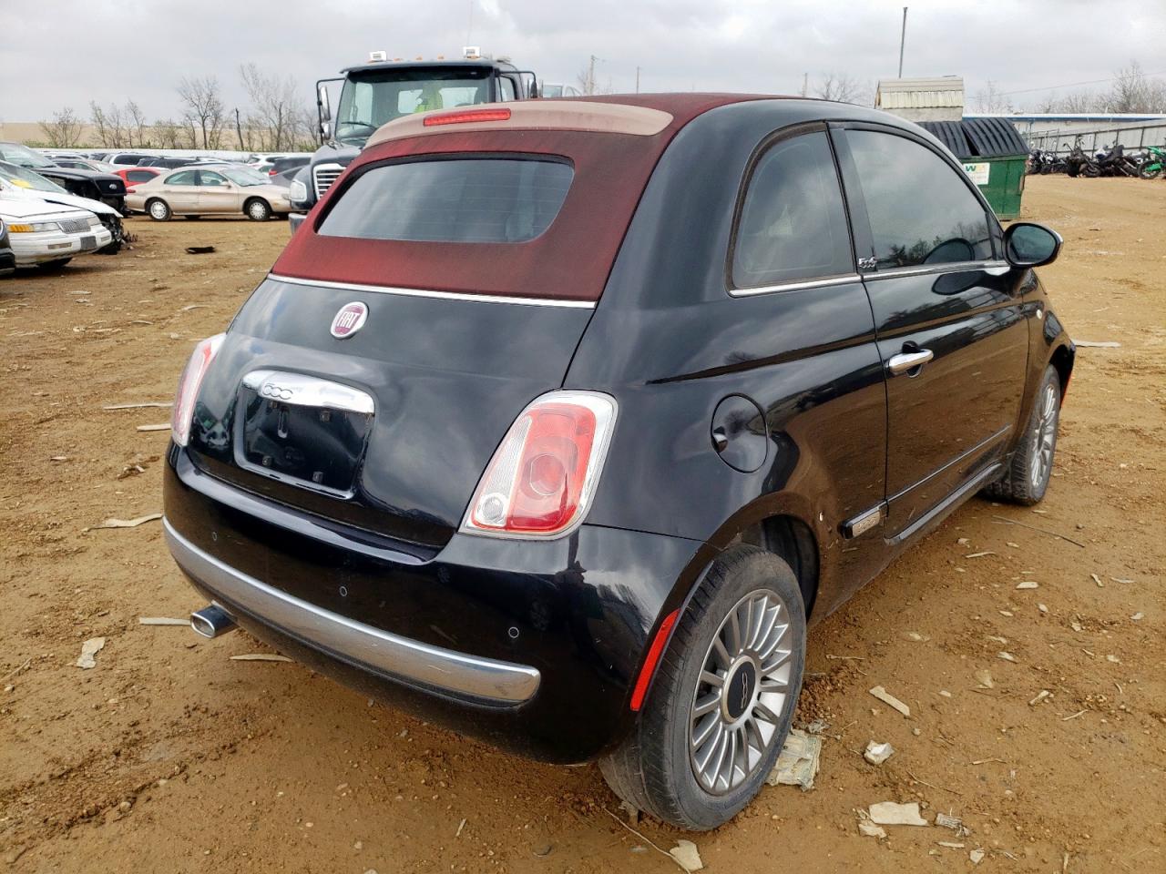 2013 Fiat 500 Lounge VIN: 3C3CFFER5DT664944 Lot: 51262494