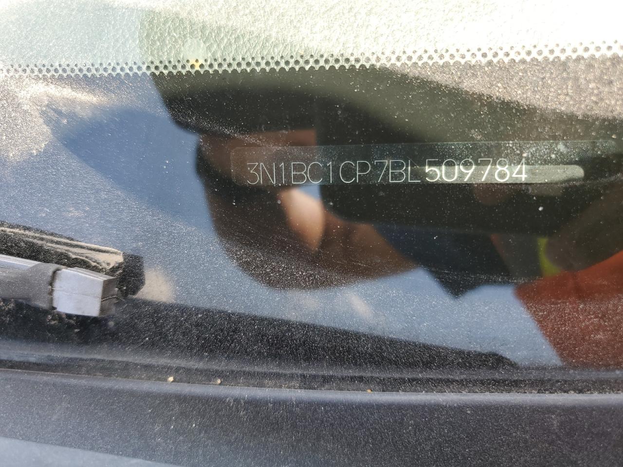 2011 Nissan Versa S VIN: 3N1BC1CP7BL509784 Lot: 51244354