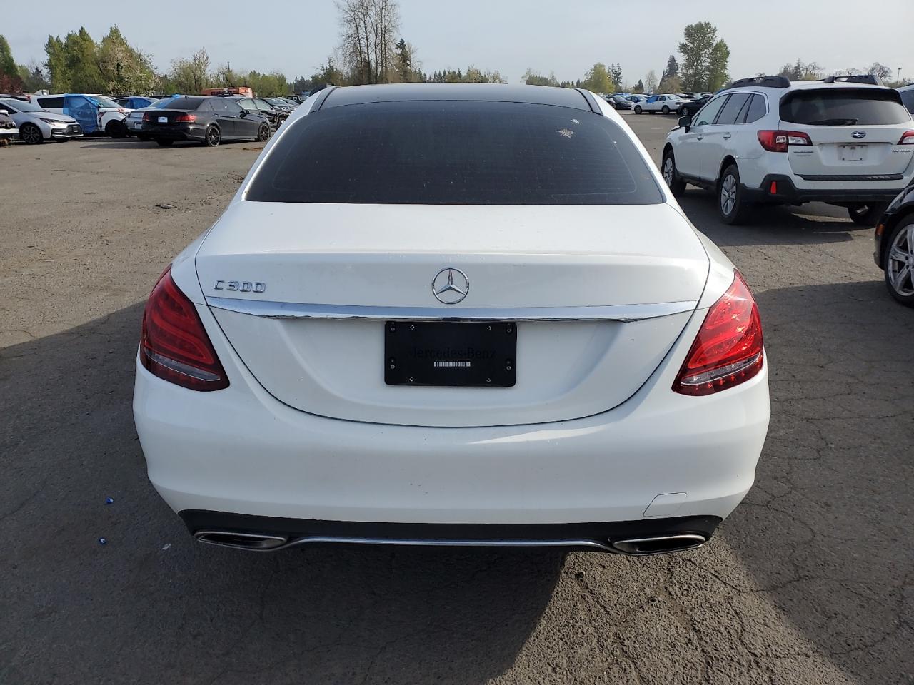 2016 Mercedes-Benz C 300 VIN: 55SWF4JB9GU176278 Lot: 50721164