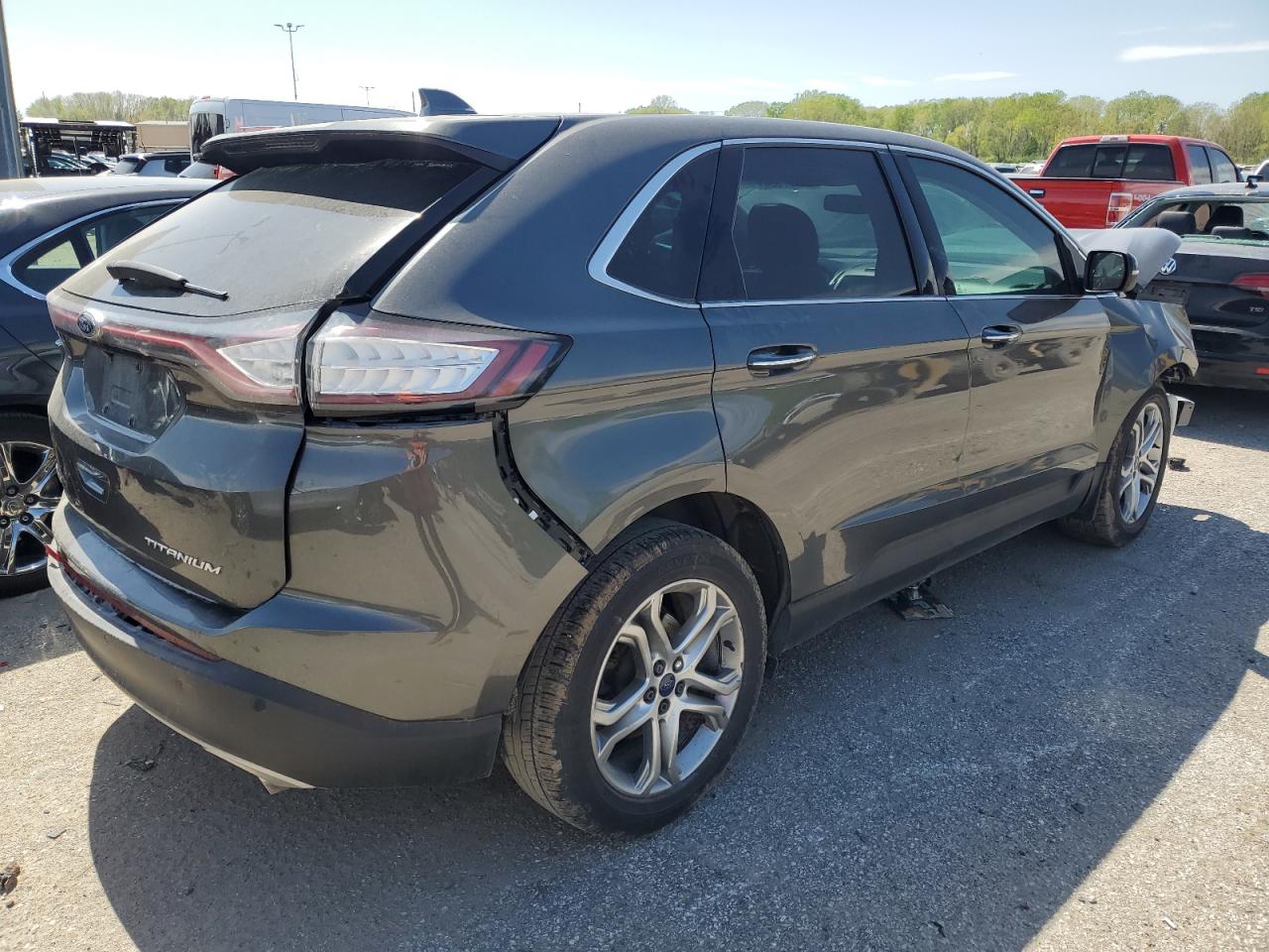 2015 Ford Edge Titanium VIN: 2FMTK3K88FBB03441 Lot: 49777884