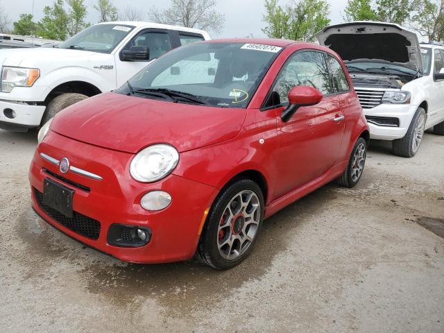  FIAT 500 2015 Красный