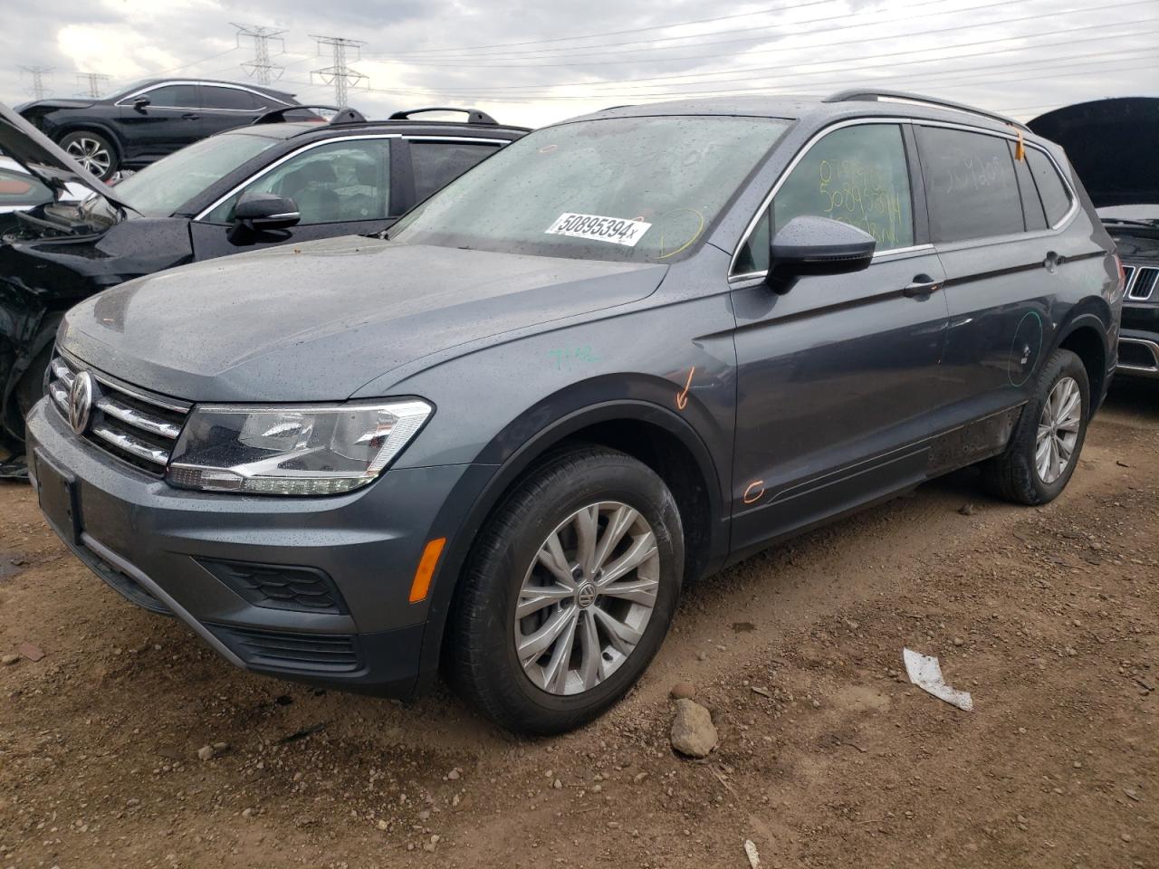 2019 Volkswagen Tiguan Se VIN: 3VV2B7AX7KM079921 Lot: 50895394