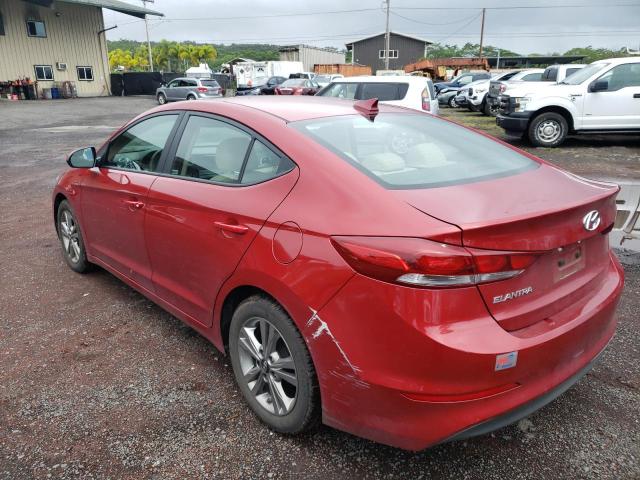  HYUNDAI ELANTRA 2017 Красный