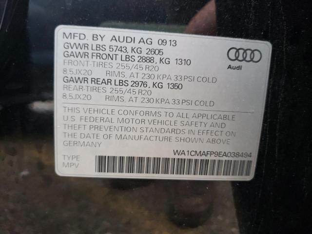  AUDI Q5 2014 Черный