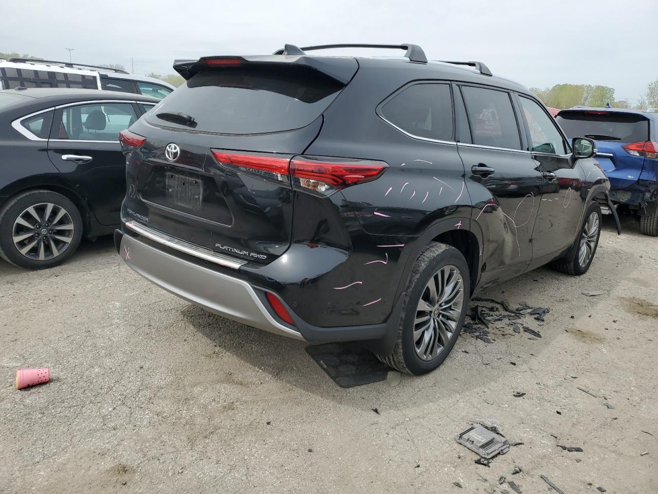 5TDFZRBH1MS093539 2021 Toyota Highlander Platinum