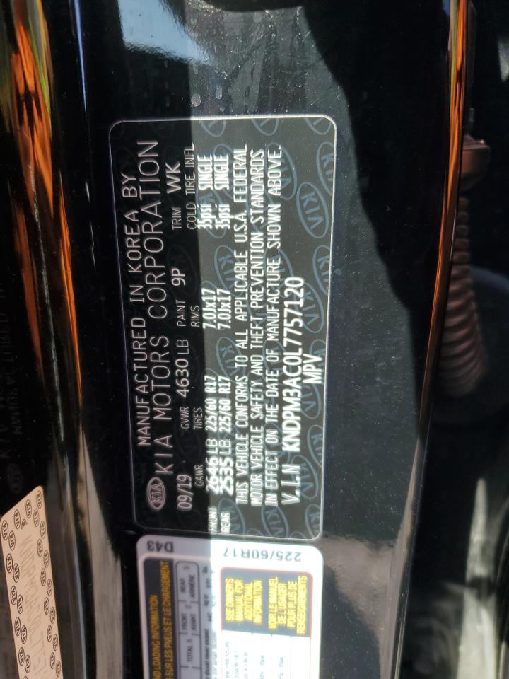 2020 Kia Sportage Lx VIN: KNDPM3AC0L7757120 Lot: 51184304