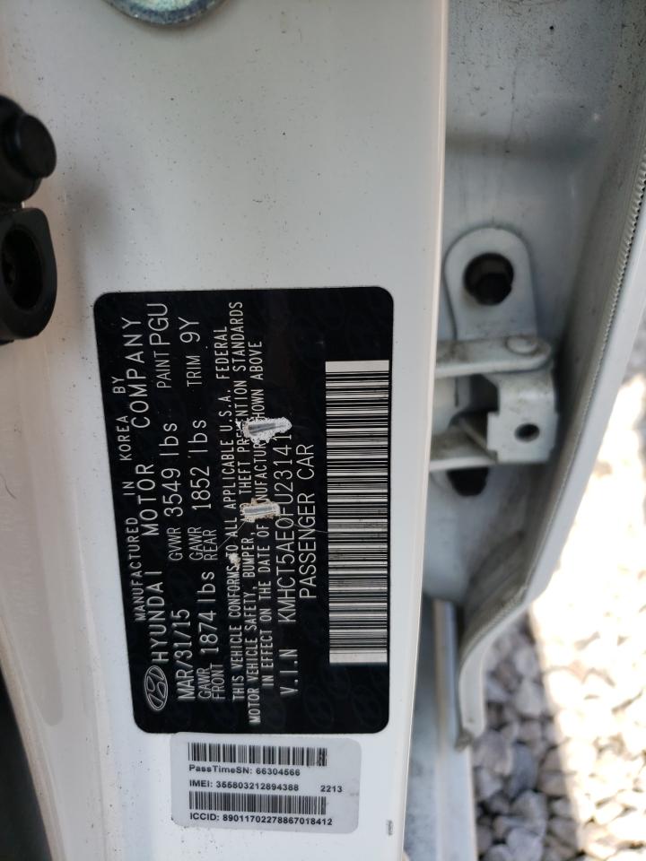 2015 Hyundai Accent Gs VIN: KMHCT5AE0FU231411 Lot: 51529214