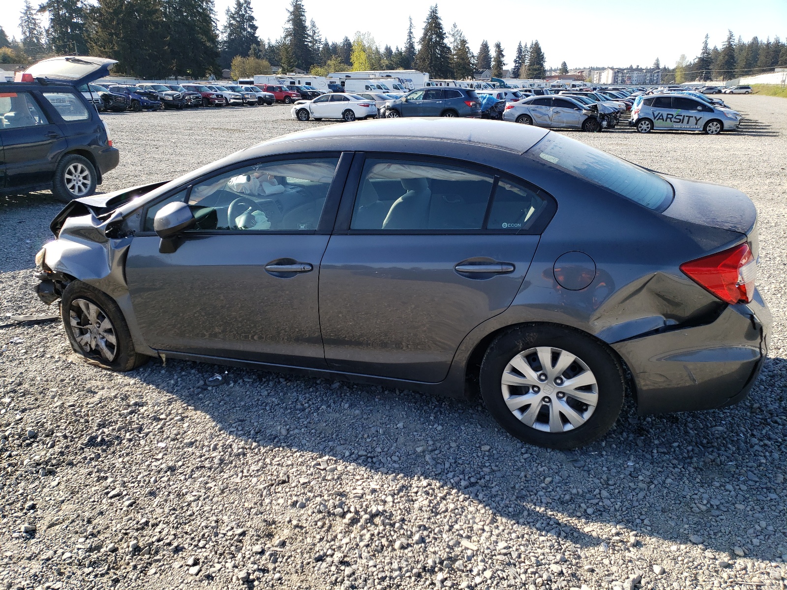 2012 Honda Civic Lx vin: 19XFB2F59CE373083