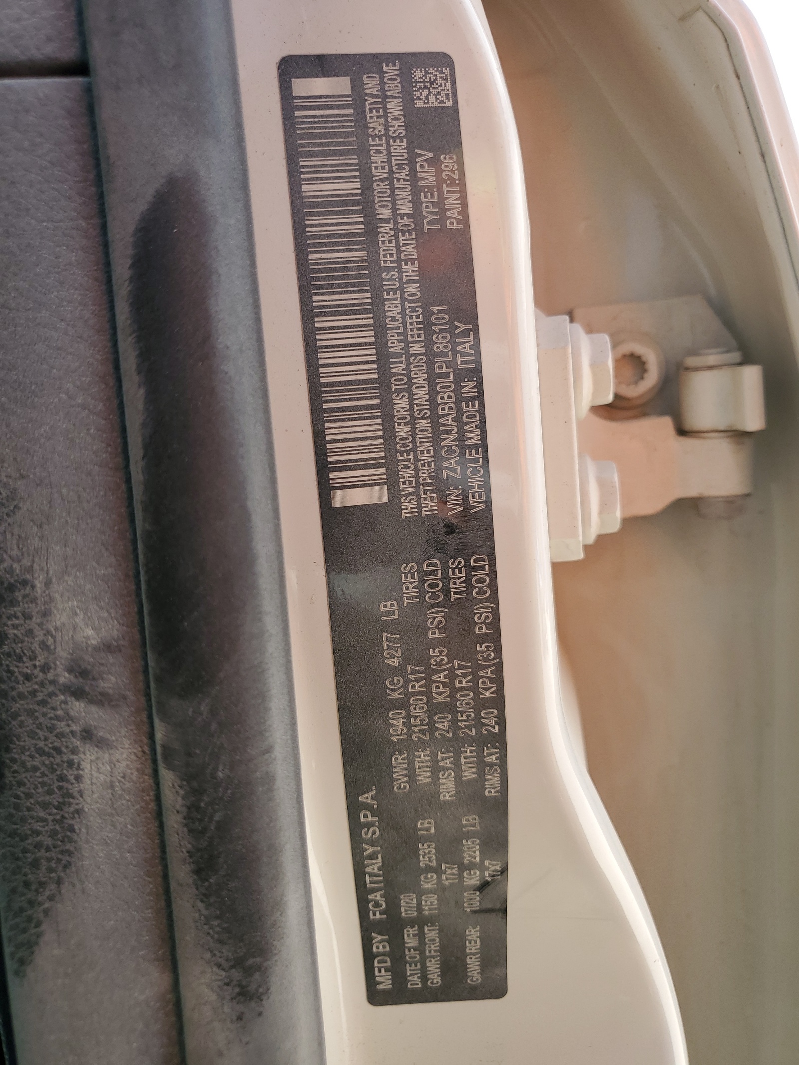 ZACNJABB0LPL86101 2020 Jeep Renegade Latitude