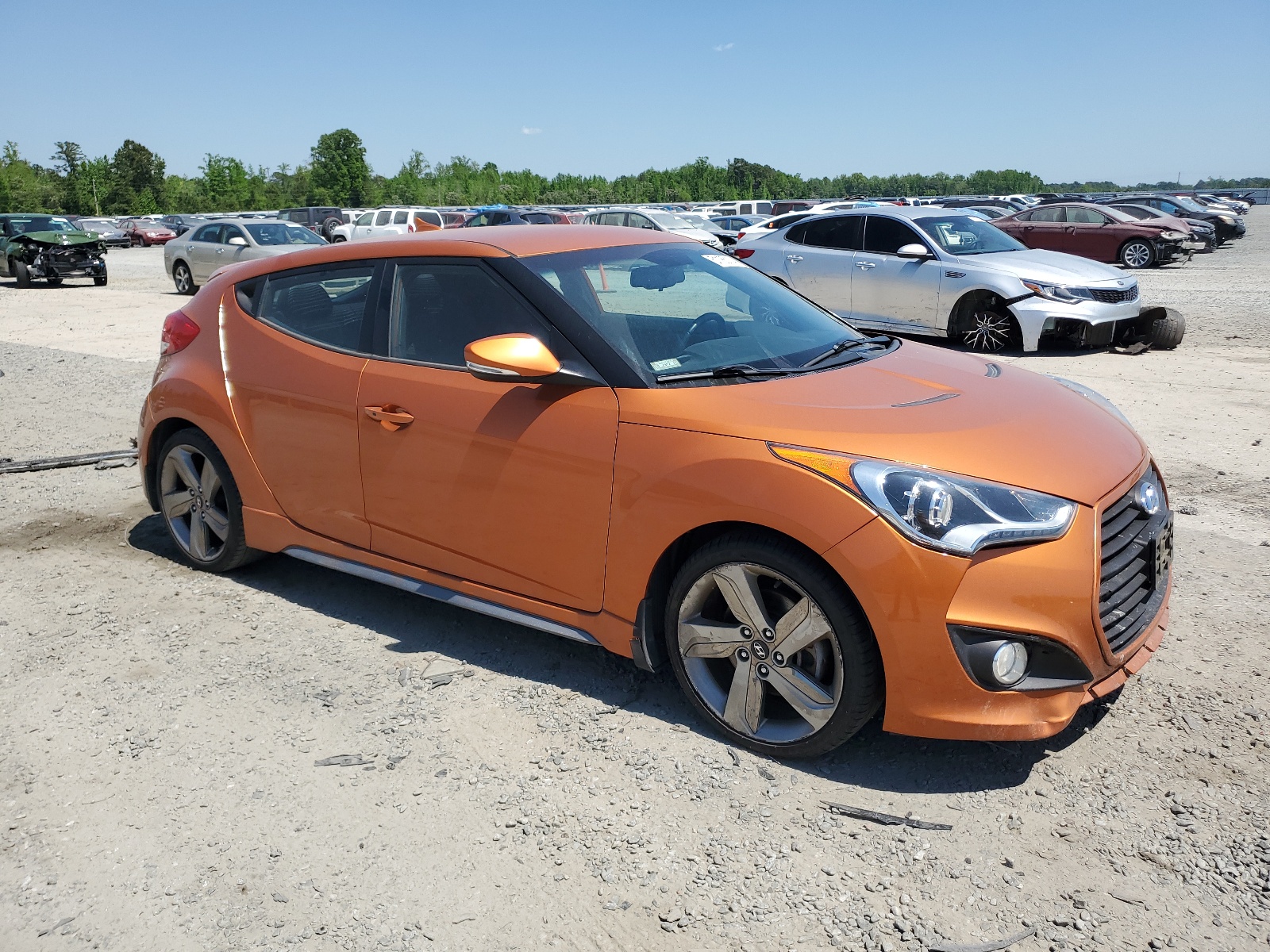 KMHTC6AE0FU231690 2015 Hyundai Veloster Turbo