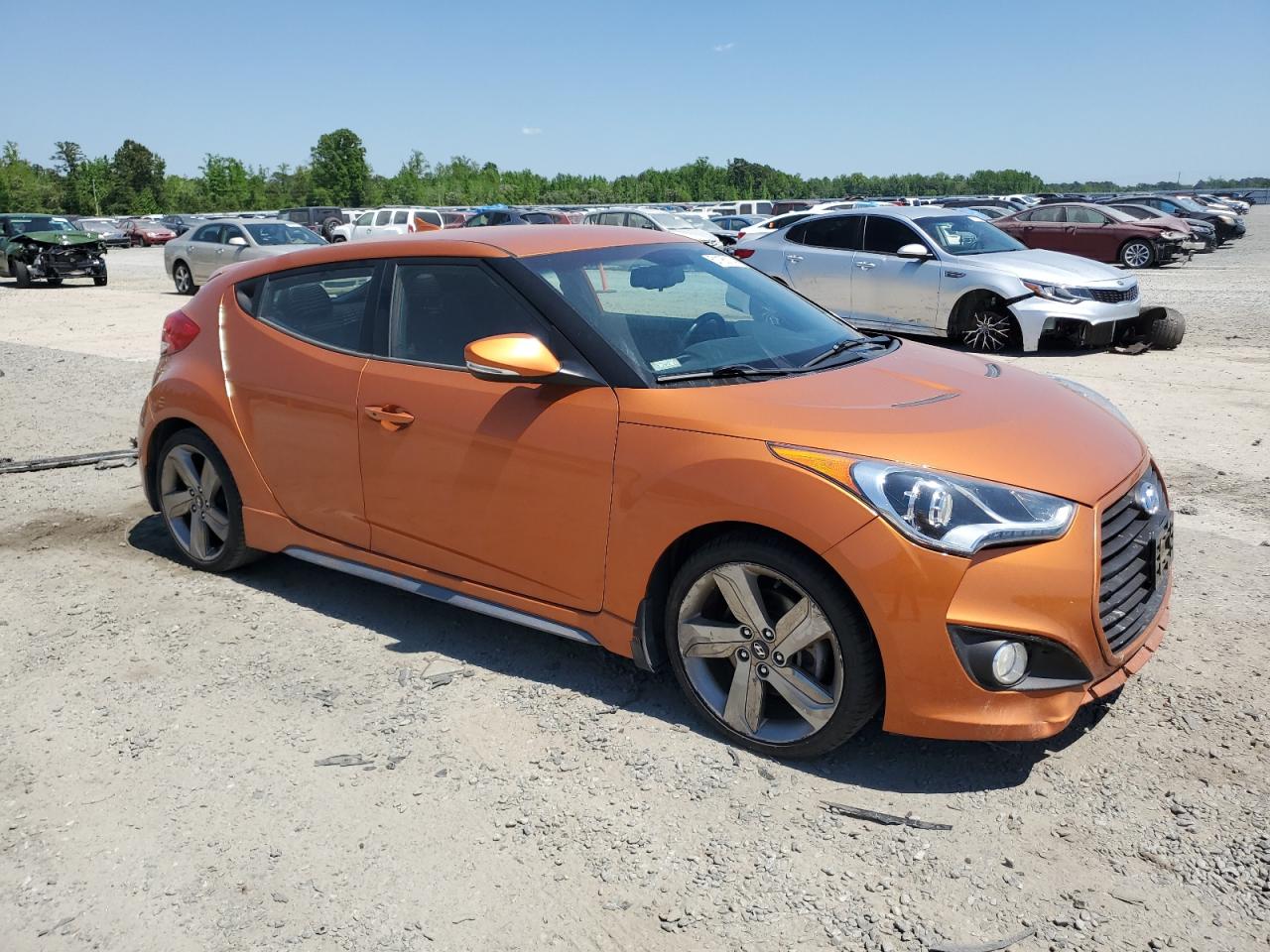 2015 Hyundai Veloster Turbo VIN: KMHTC6AE0FU231690 Lot: 51185114