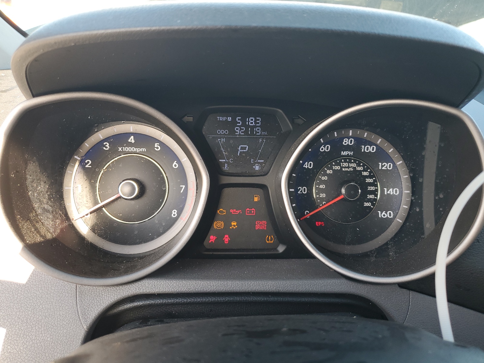 KMHDH6AE7DU005584 2013 Hyundai Elantra Coupe Gs