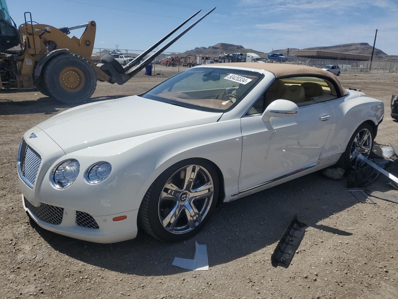 2012 Bentley Continental Gtc VIN: SCBGR3ZA2CC077427 Lot: 50420334