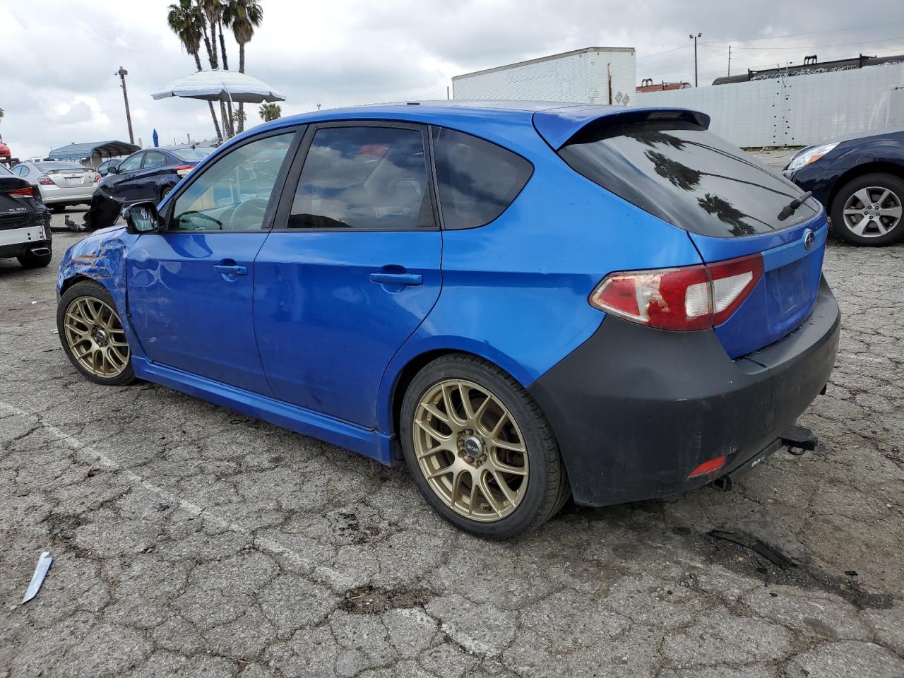 2008 Subaru Impreza 2.5I blue null gas JF1GH62638G806810 photo #3