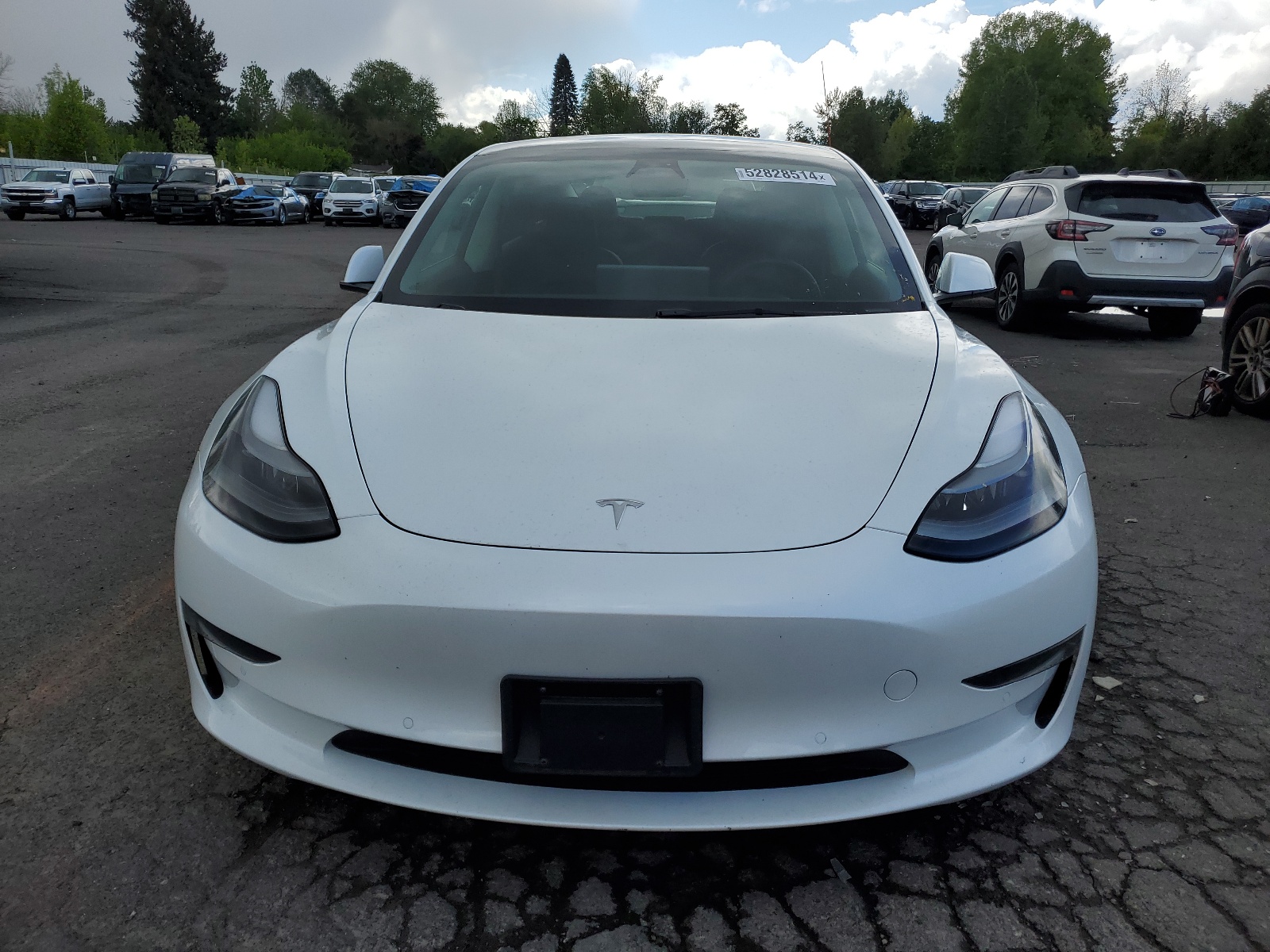 2021 Tesla Model 3 vin: 5YJ3E1EA1MF093527