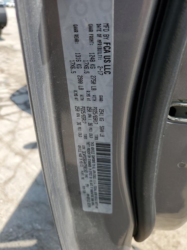 2017 Dodge Journey Sxt VIN: 3C4PDDBG4HT592103 Lot: 52313294