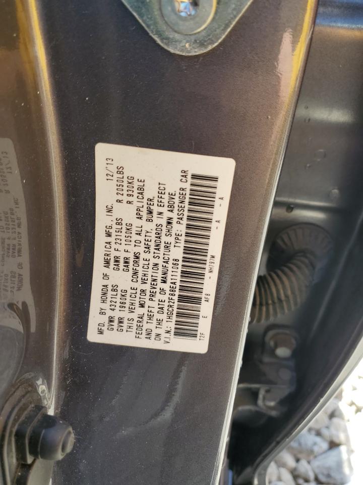 1HGCR2F88EA111068 2014 Honda Accord Exl