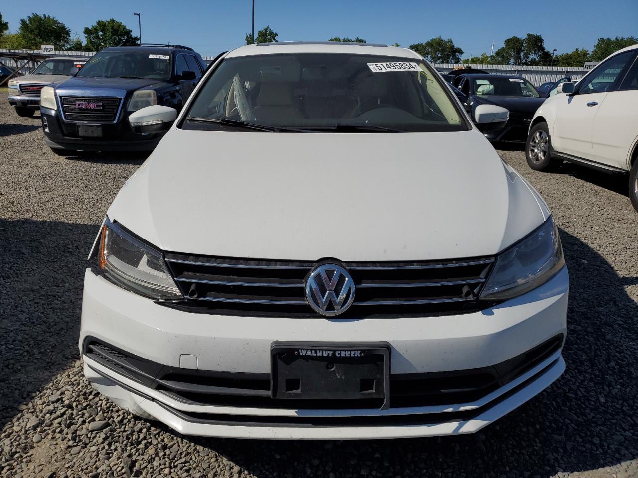 2017 Volkswagen Jetta Se VIN: 3VWDB7AJ5HM210448 Lot: 51495834