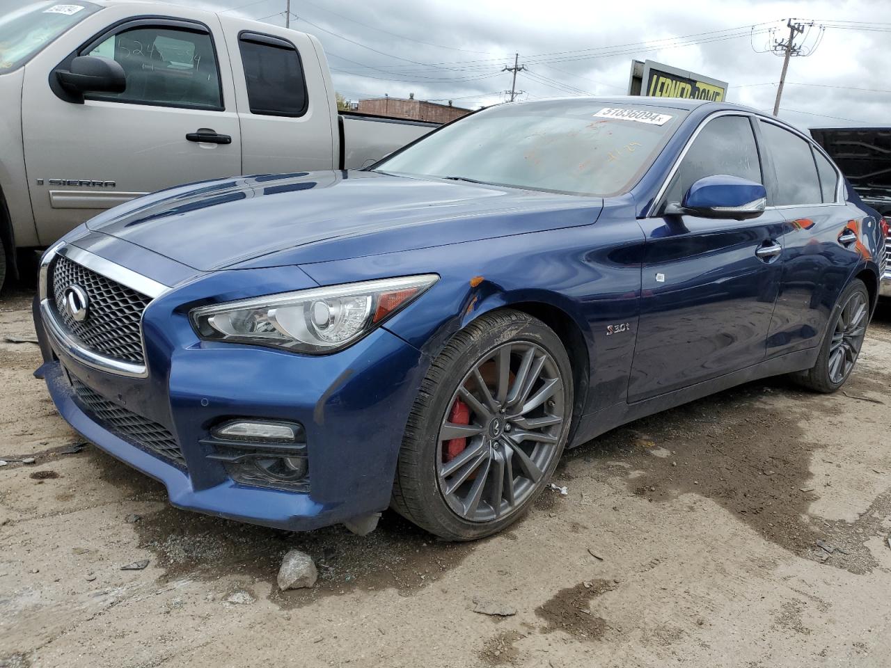 2017 Infiniti Q50 Red Sport 400 VIN: JN1FV7ARXHM871884 Lot: 51836094