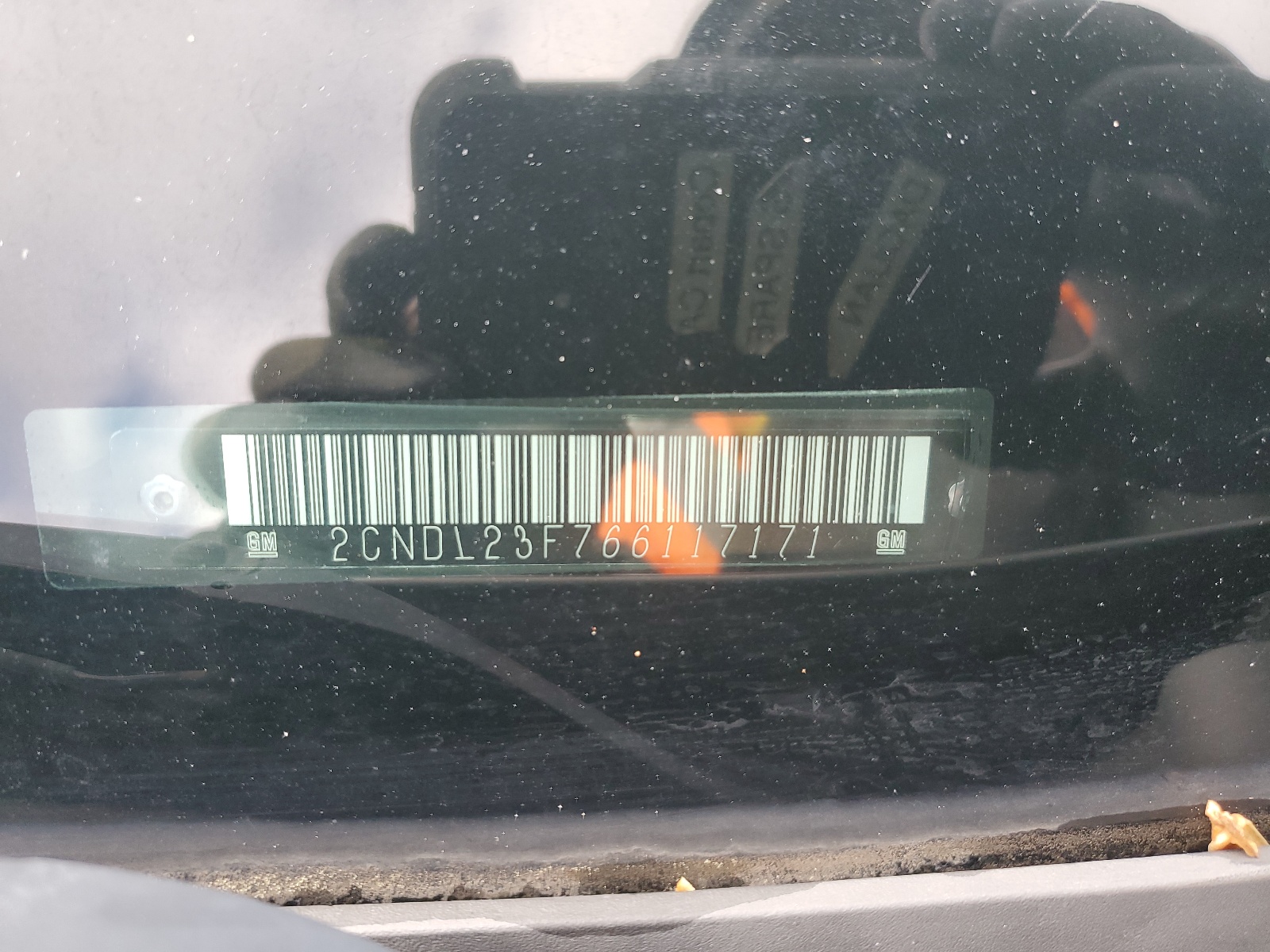 2CNDL23F766117171 2006 Chevrolet Equinox Ls