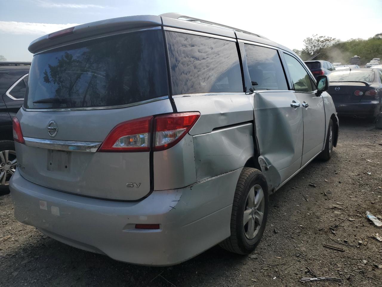 2015 Nissan Quest S VIN: JN8AE2KPXF9123647 Lot: 52329424