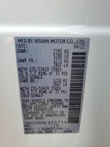 5N1AZ2DS0NC125714 Nissan Murano  13