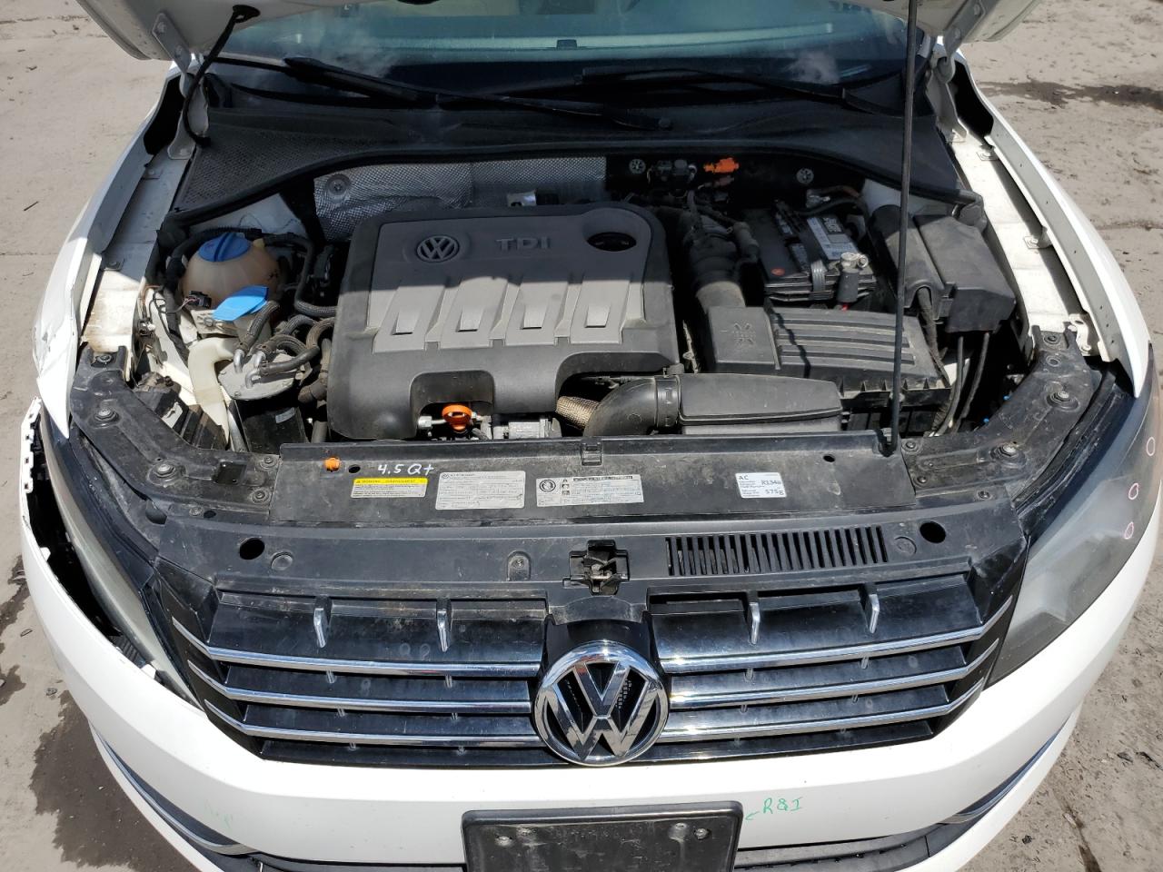 2013 Volkswagen Passat Sel VIN: 1VWCN7A33DC076152 Lot: 50340704