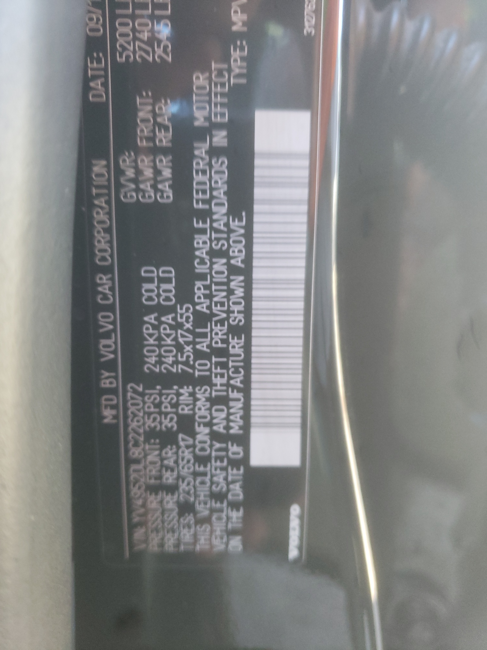 YV4952DL8C2262072 2012 Volvo Xc60 3.2